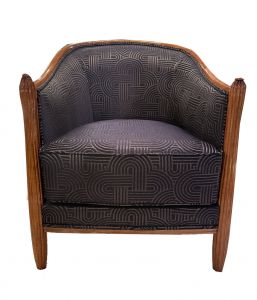 Single Art Deco armchair