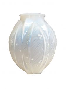 Ovaloide Vase der Manufaktur Verlys zugeschrieben