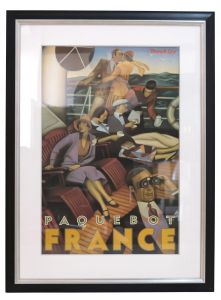 Plakat aus dem Art Deco " France"