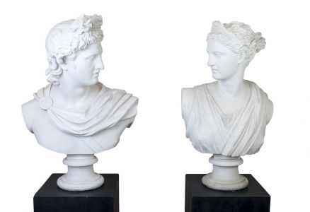 Apollo und Artemis wurden oft als Zwillingsgeschwister dargestellt