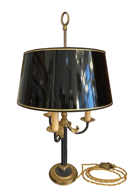 Biedermeier Tischlampe
Frankreich um 1860.