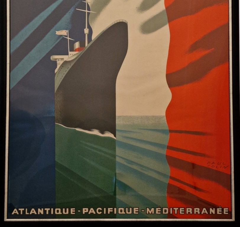 Transatlantique Paul Collin Gerahmtes Bild
