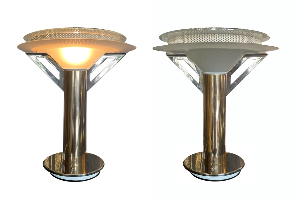 Table lamp Midcentury double