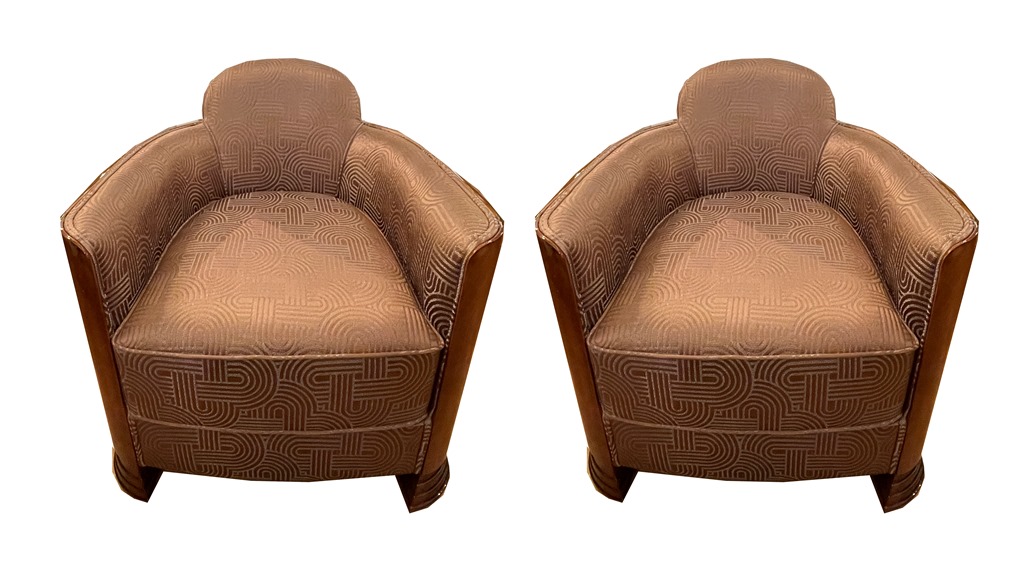 Pair of Art Déco armchairs