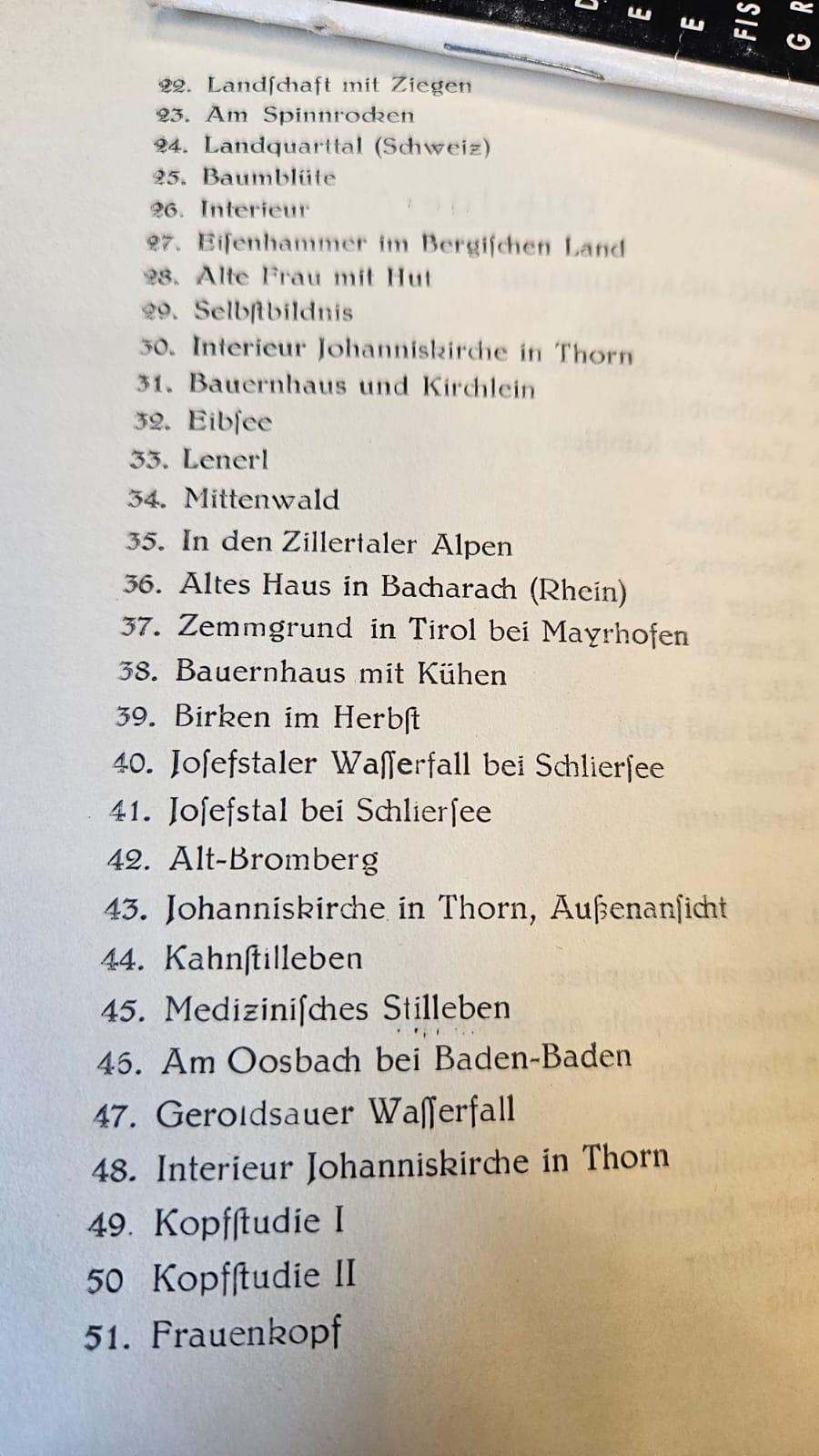 Nr. 42 der Ausstellungsliste wird das Gemälde von Emil Kindscher Nr. 42 mit Alt-Bromberg bezeichnet in Wiesbaden ausgestellt.