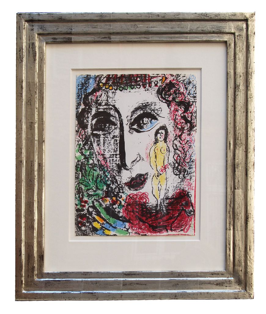 Marc Chagall Lithographie „Auftreten im Zirkus“