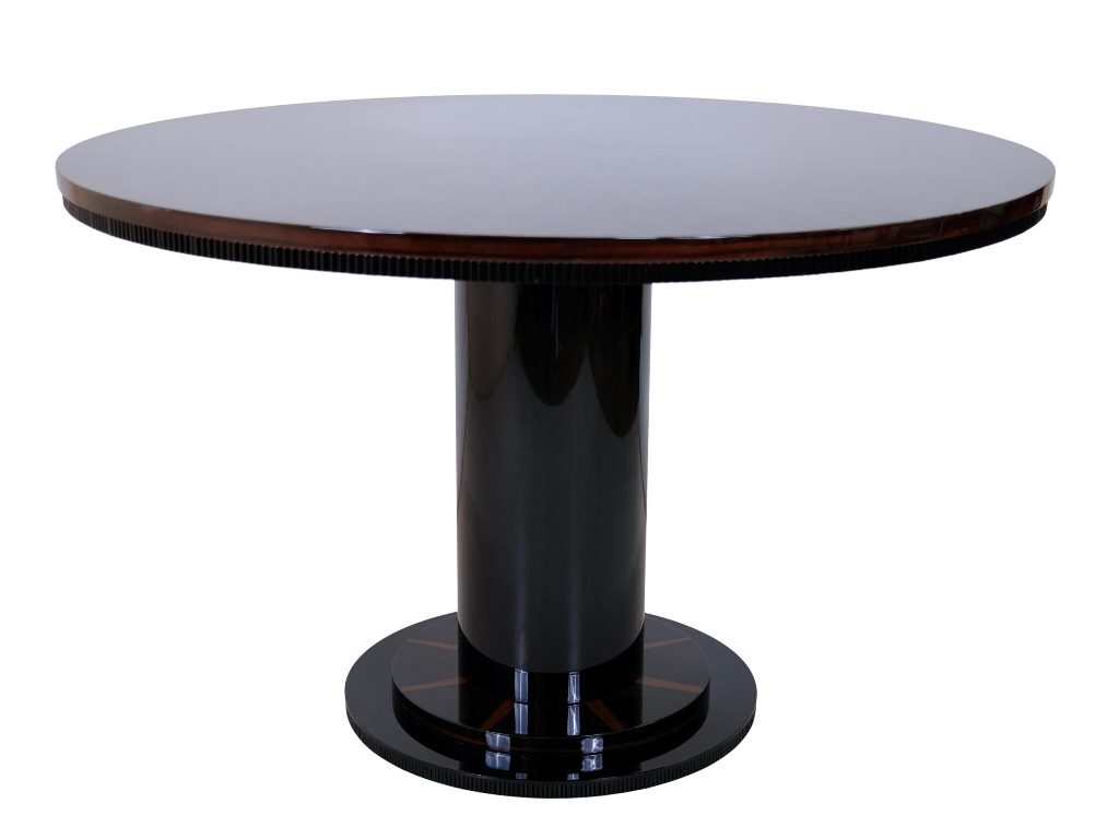 Round Art Deco dining table