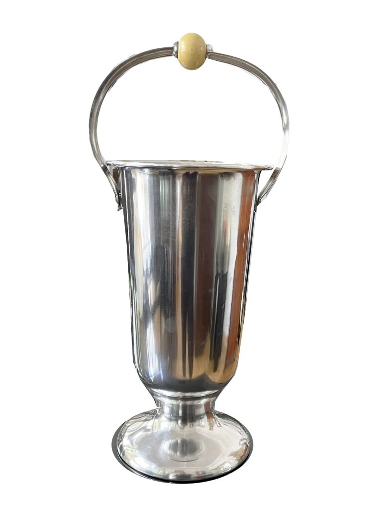 Großer Art Déco Sektkübel für Magnumflaschen