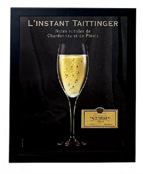 Lithograph "Champagne Glass"