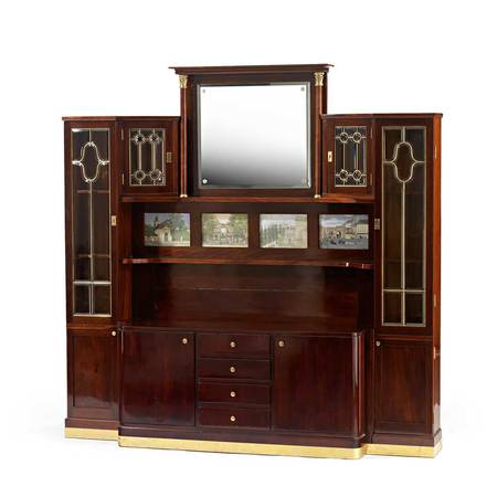 Viennese Art Nouveau cupboard