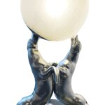 Carvin signierte Tischleuchte mit Seehunden