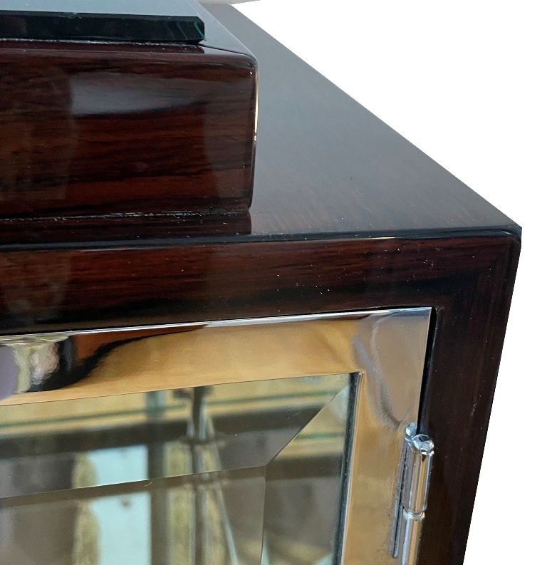 Elegant Art Deco sideboard with display cabinet,France around 1925.