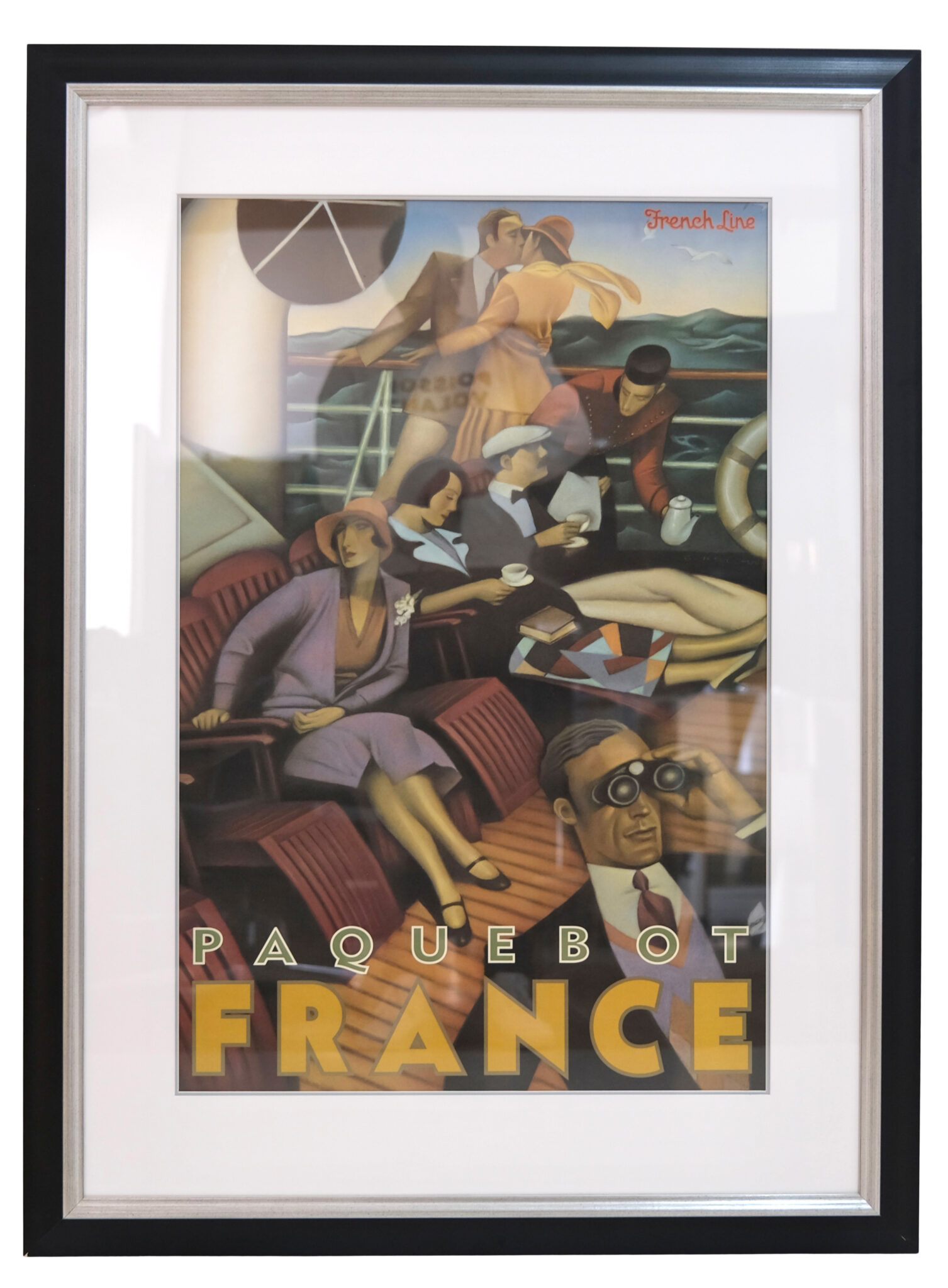 Plakat aus dem 
Art Deco
" France"