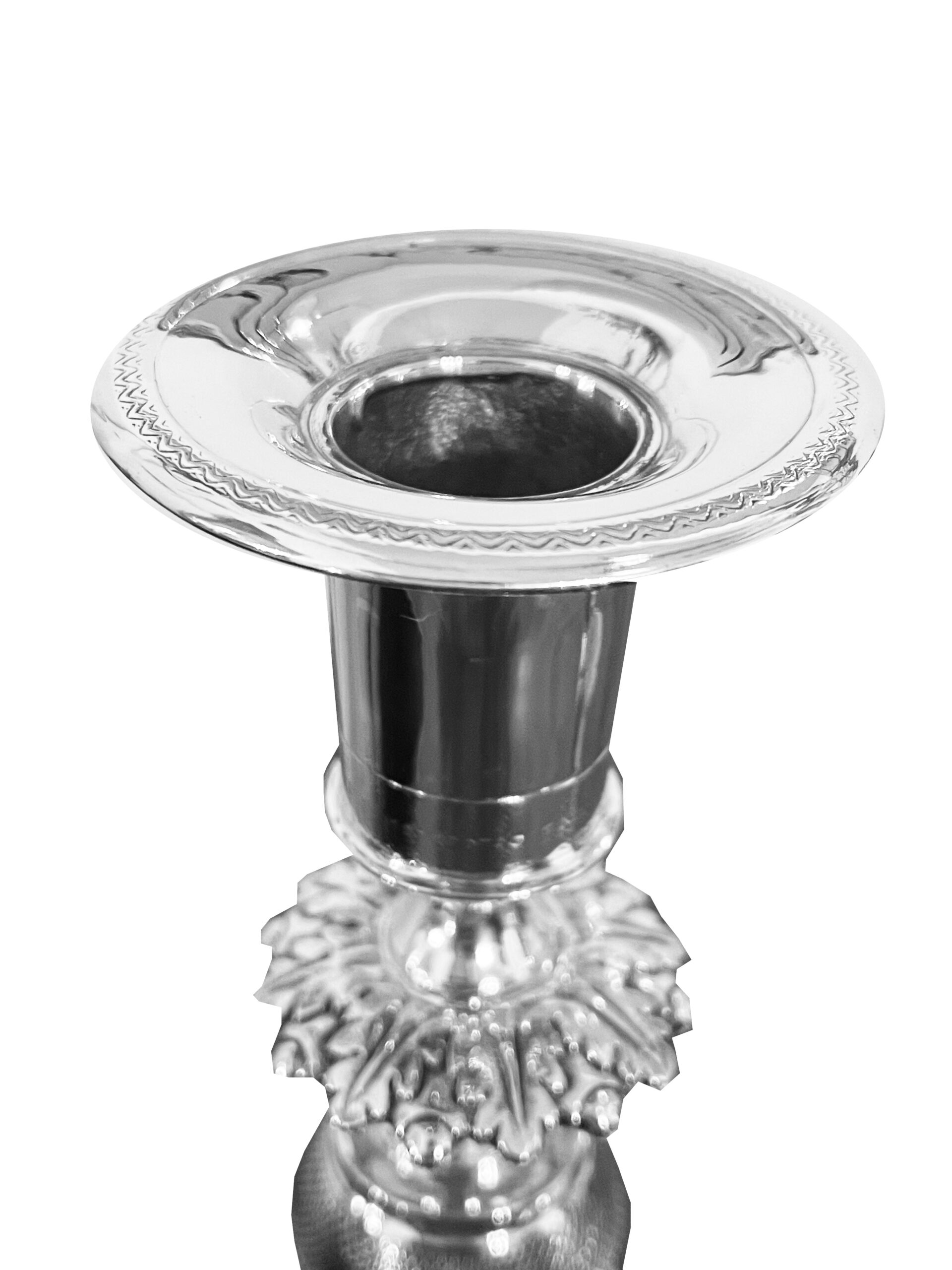  Biedermeier Silver candlestick