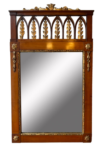 Mirror Classicism Cherrywood partially gilded