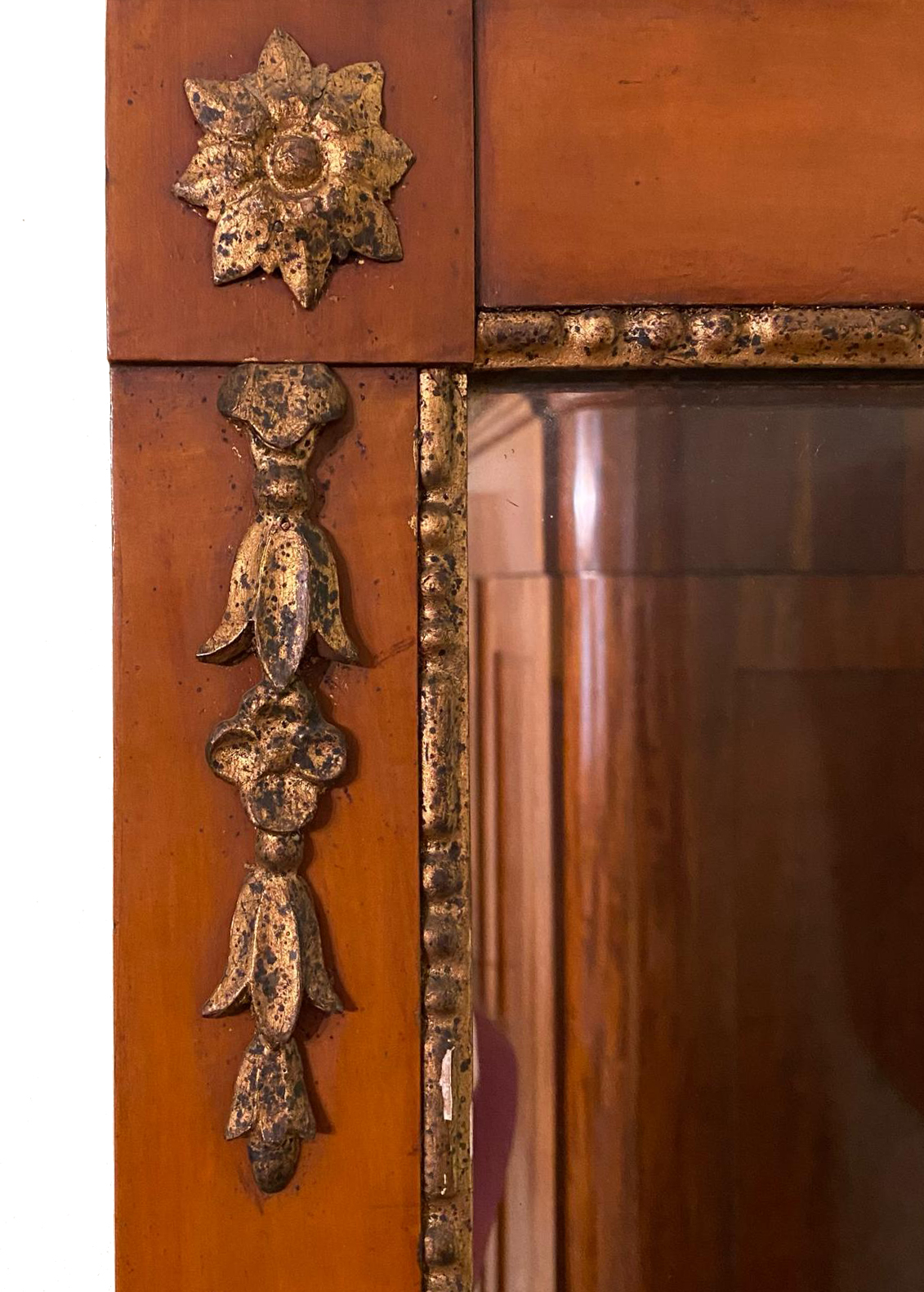 Mirror Classicism Cherrywood partially gilded