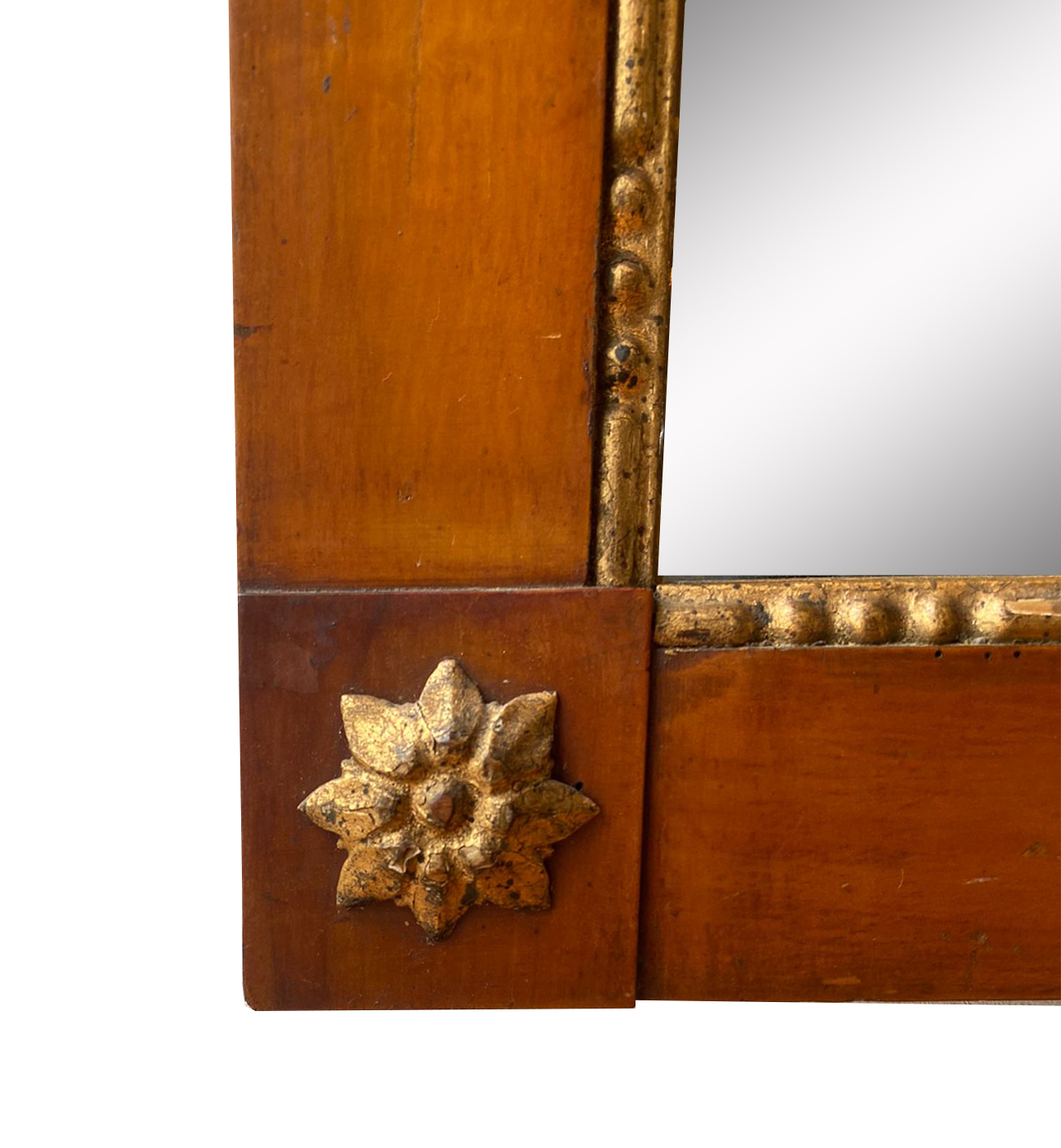 Mirror Classicism Cherrywood partially gilded