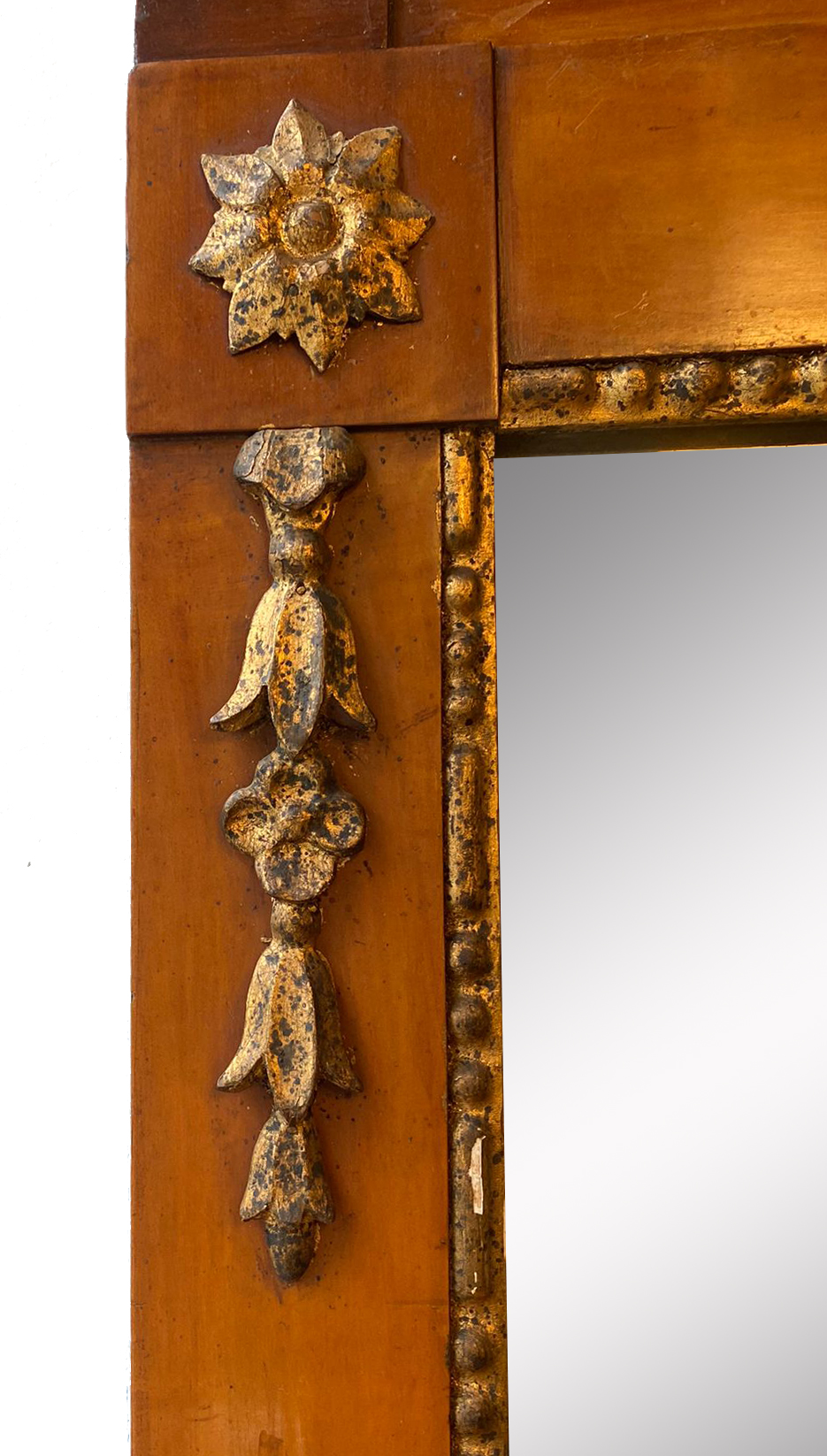 Mirror Classicism Cherrywood partially gilded