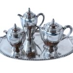 Versilbertes Kaffeeservice