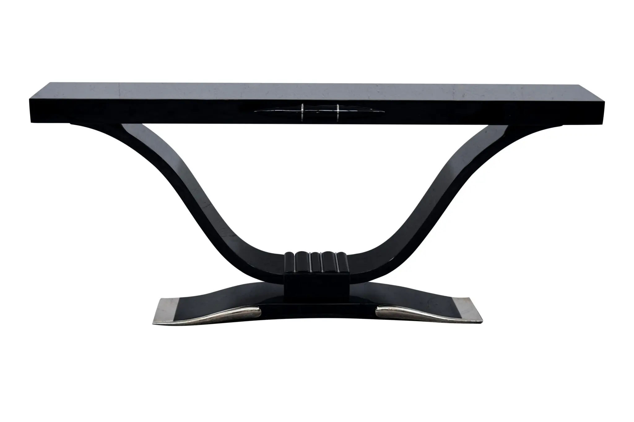 Original art deco-console black lacquer