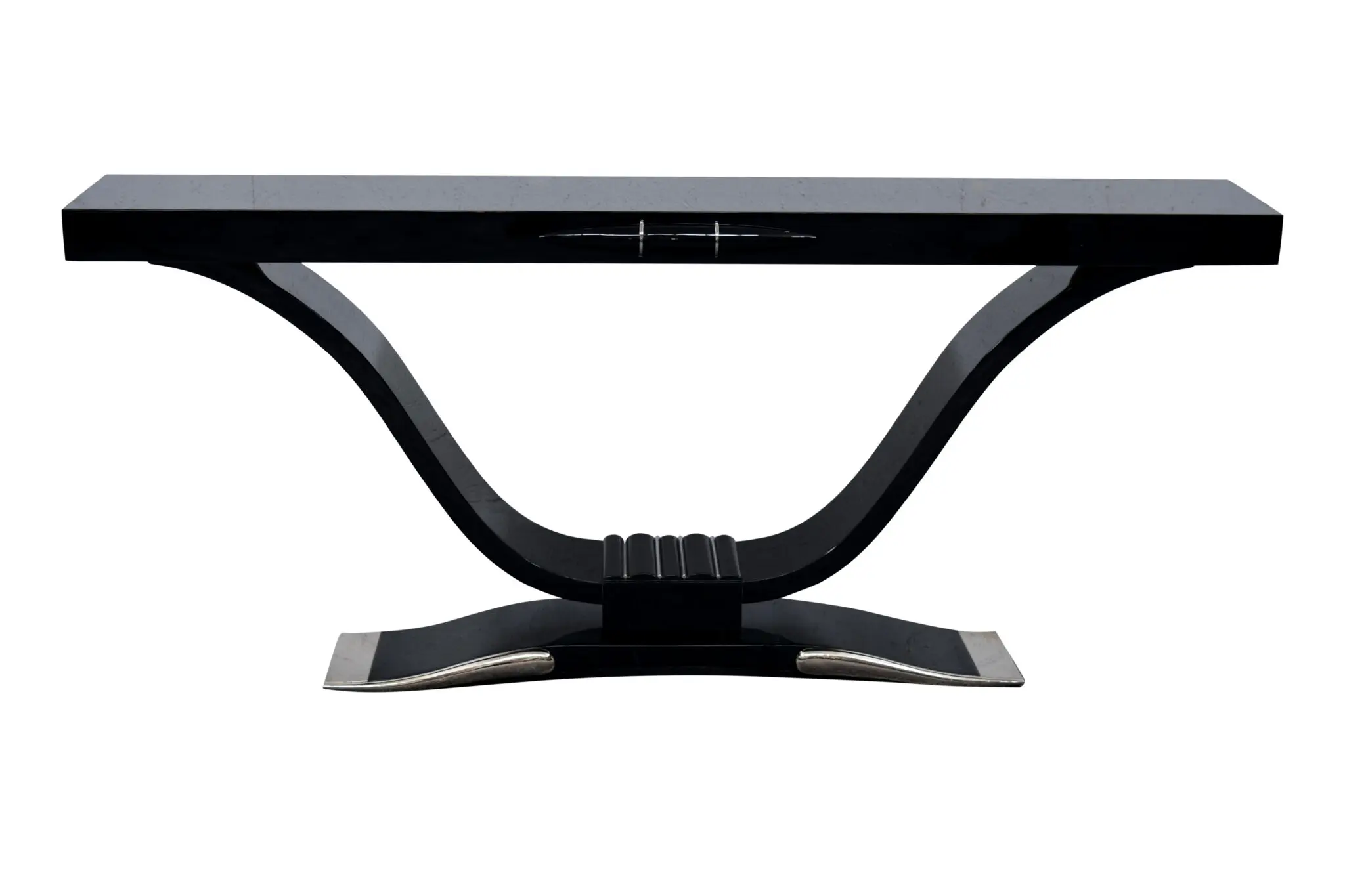 Original art deco-console black lacquer