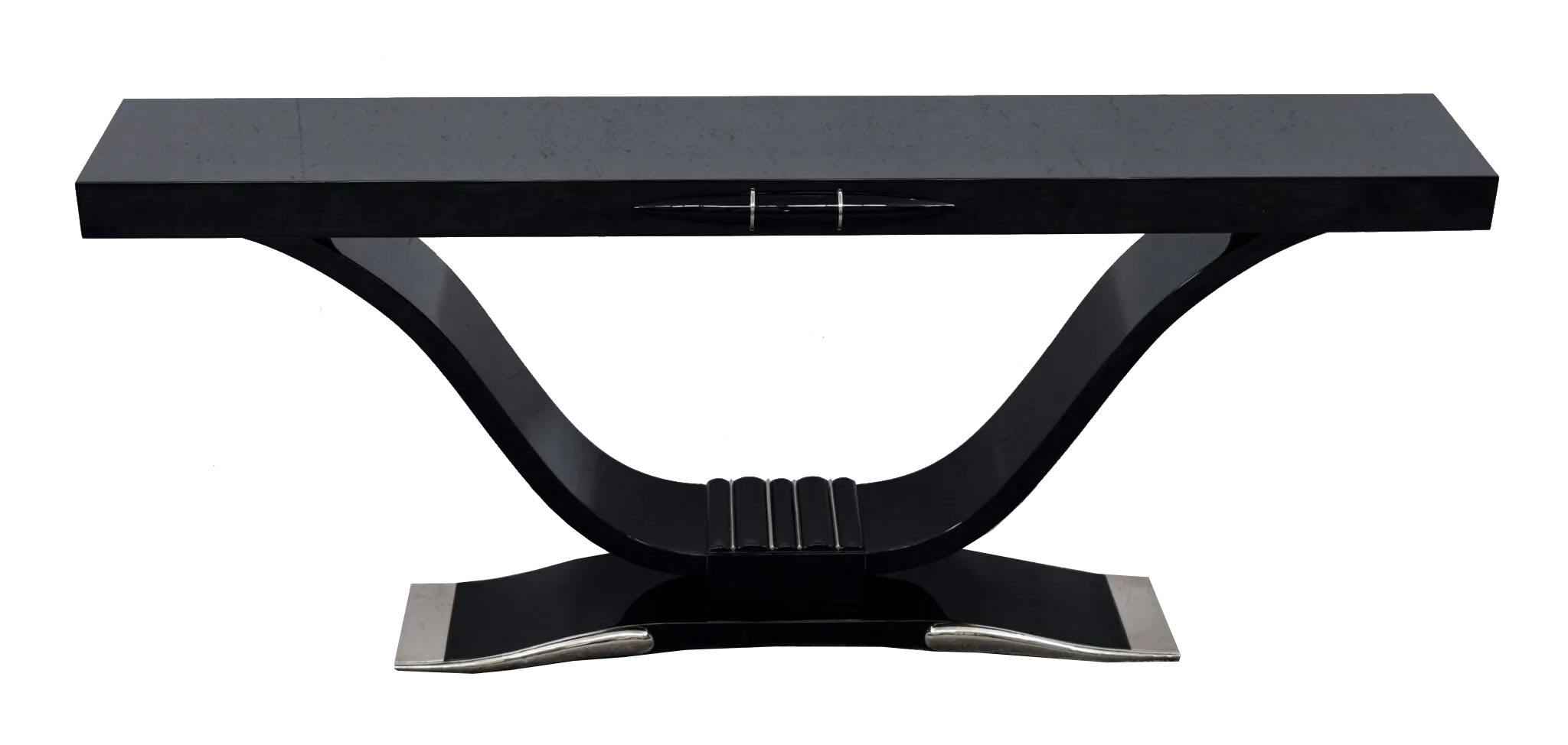 Original art deco-console black lacquer