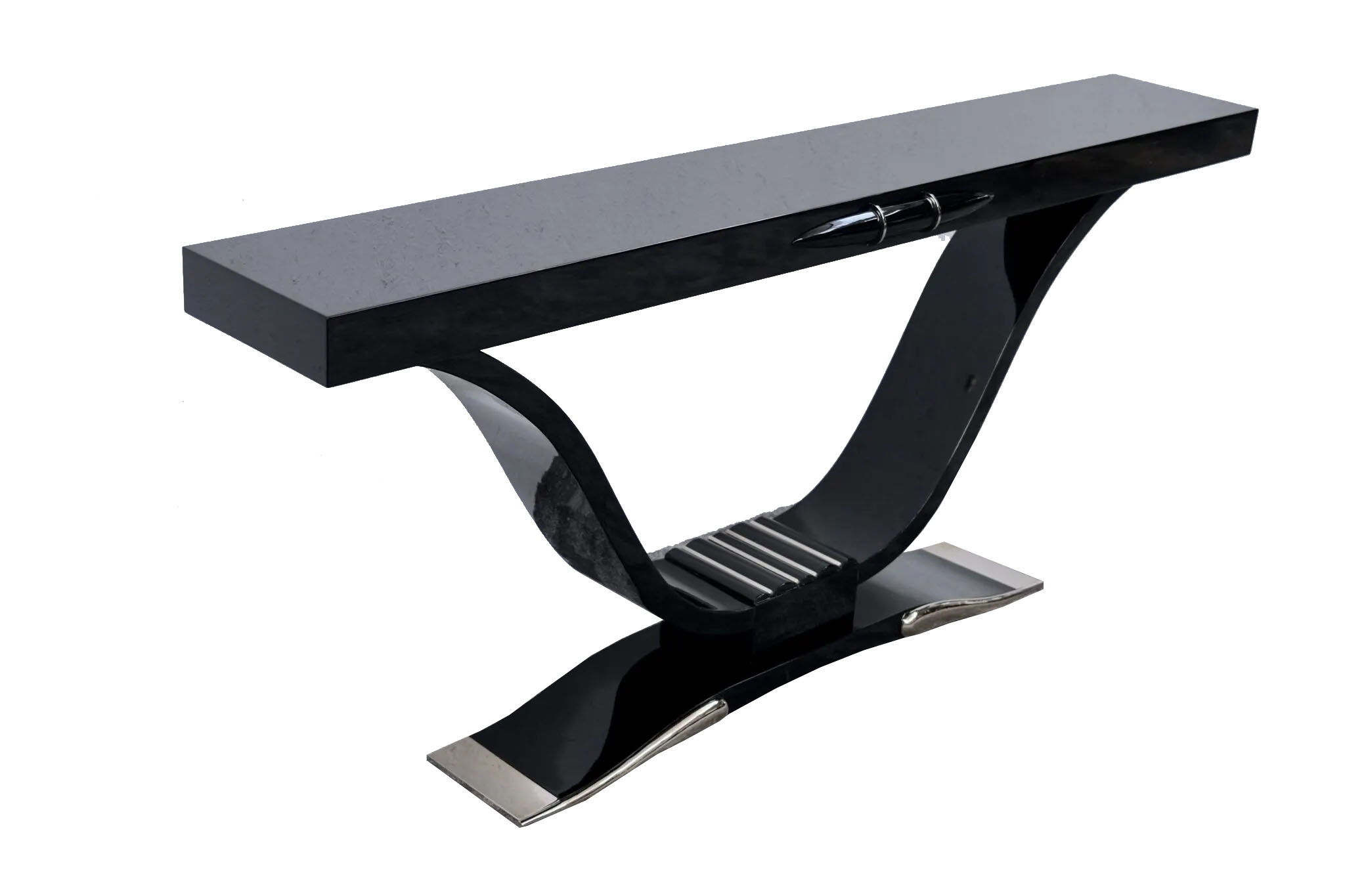 Original art deco-console black lacquer