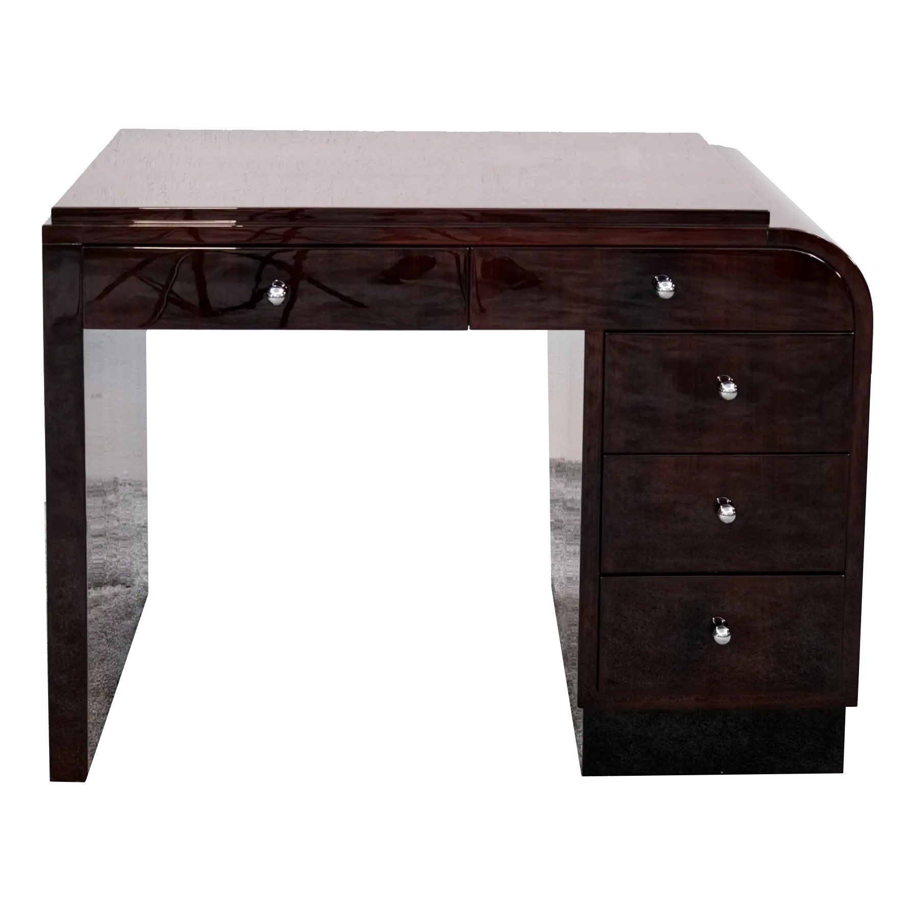 Palisander Schreibtisch Art Deco um 1925