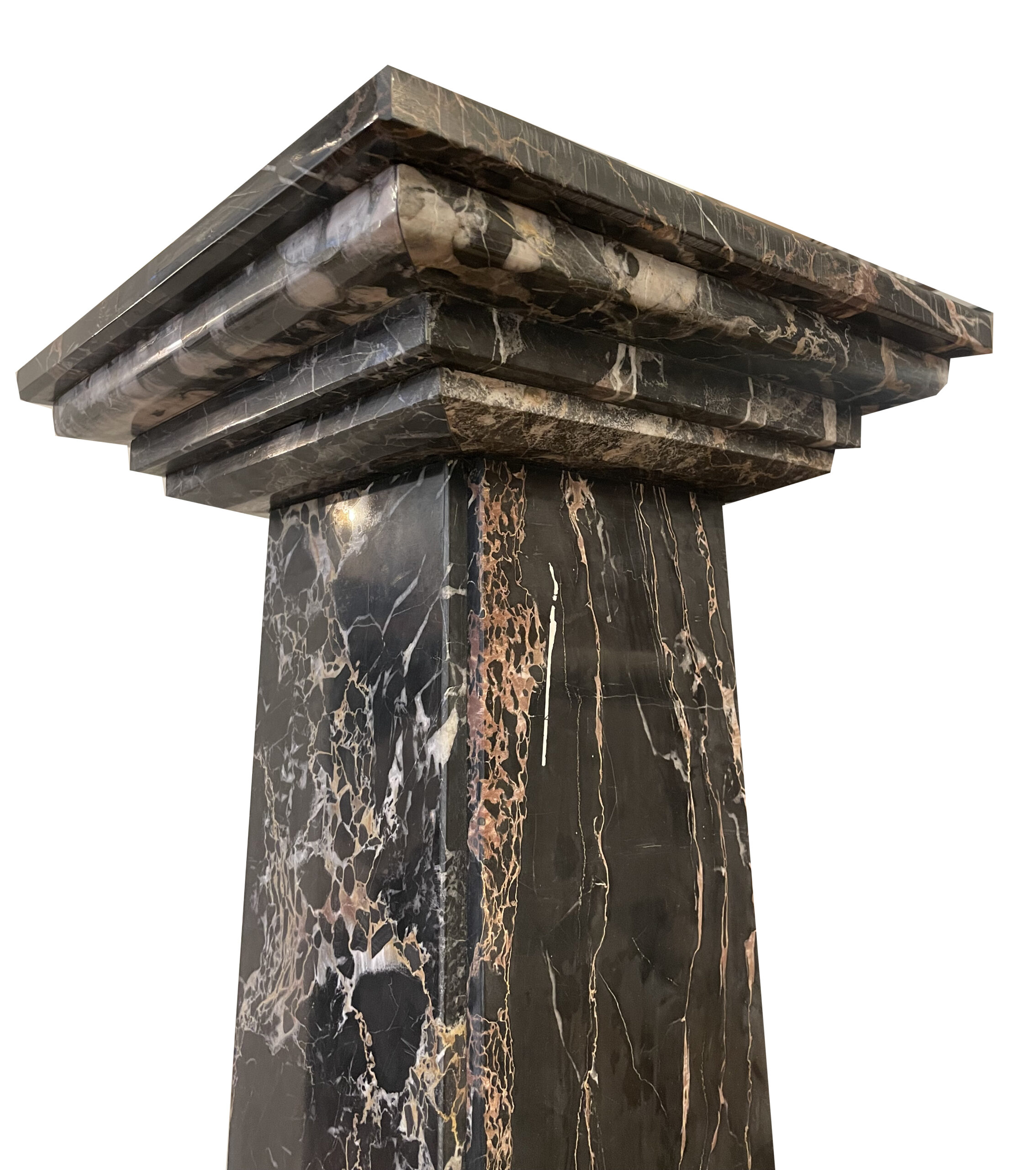 Art Déco Säule aus Porto Marmor