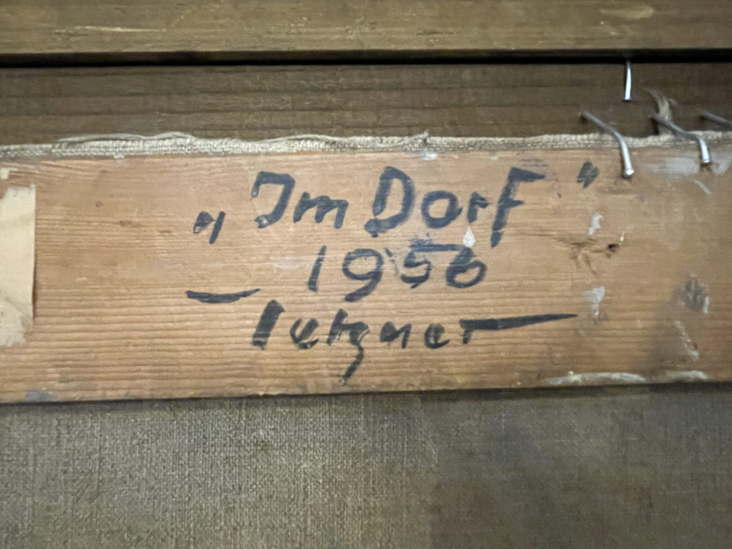 Heinz Tetzner (1920–2007) “In the Village”