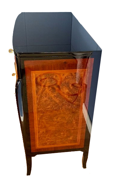 Art Déco Kommode Ulmenwurzelholz Frankreich um 1930