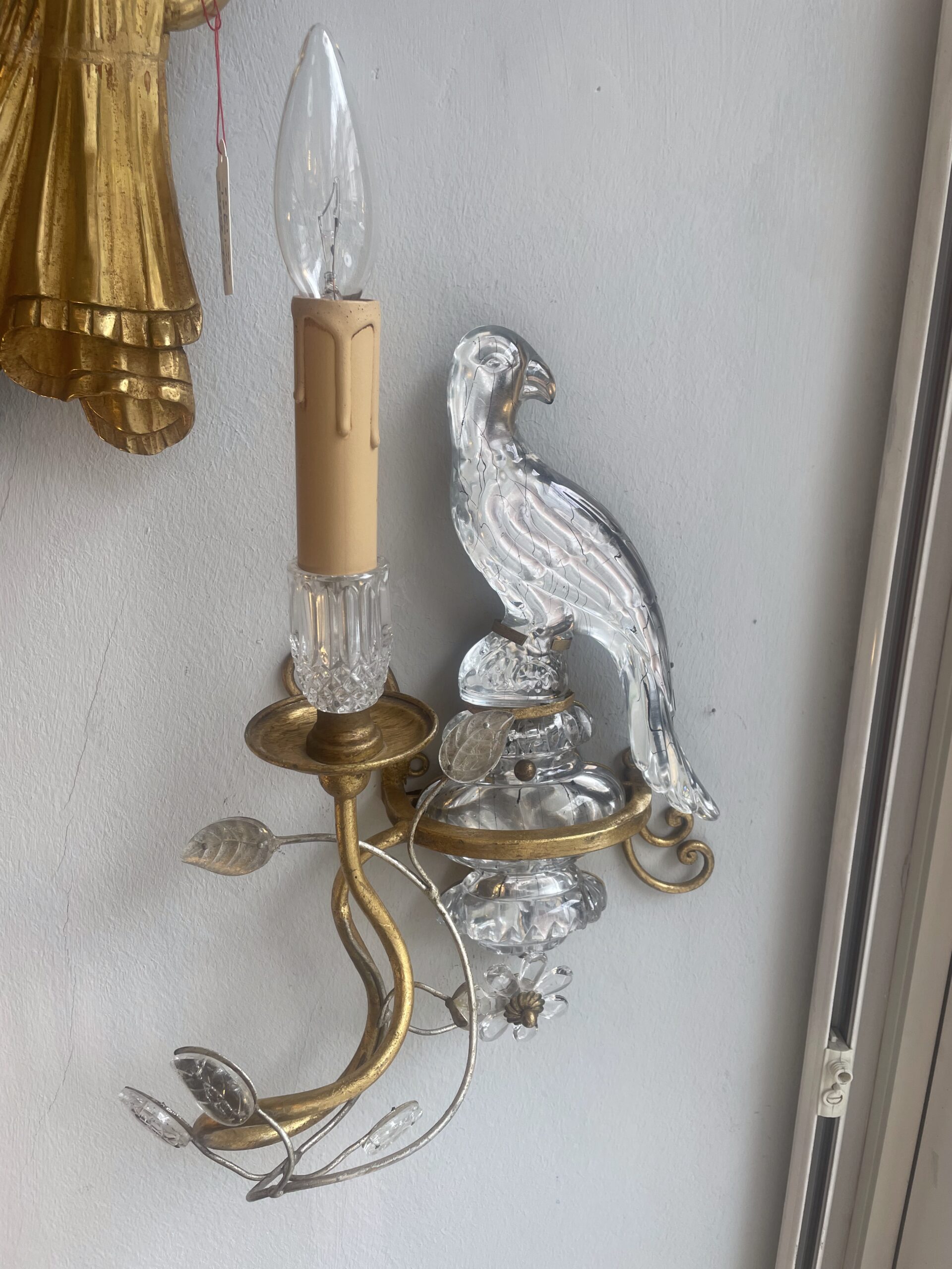 Pair of Parrot Wall Lamps