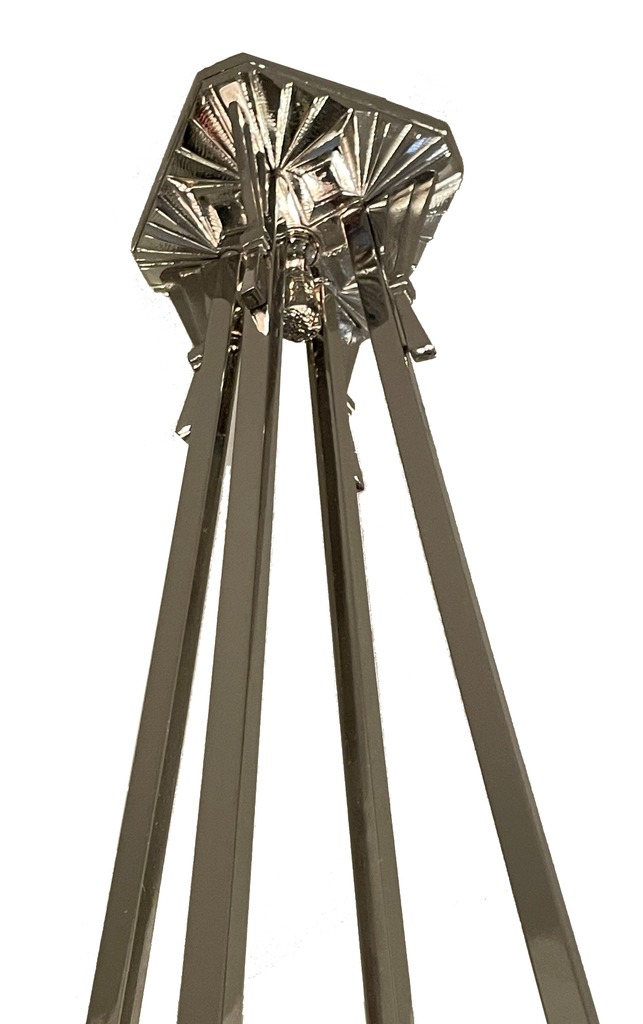 Zierliche Deckenlampe in Blütenform von Degué,Frankreich um 1925 Art Déco 