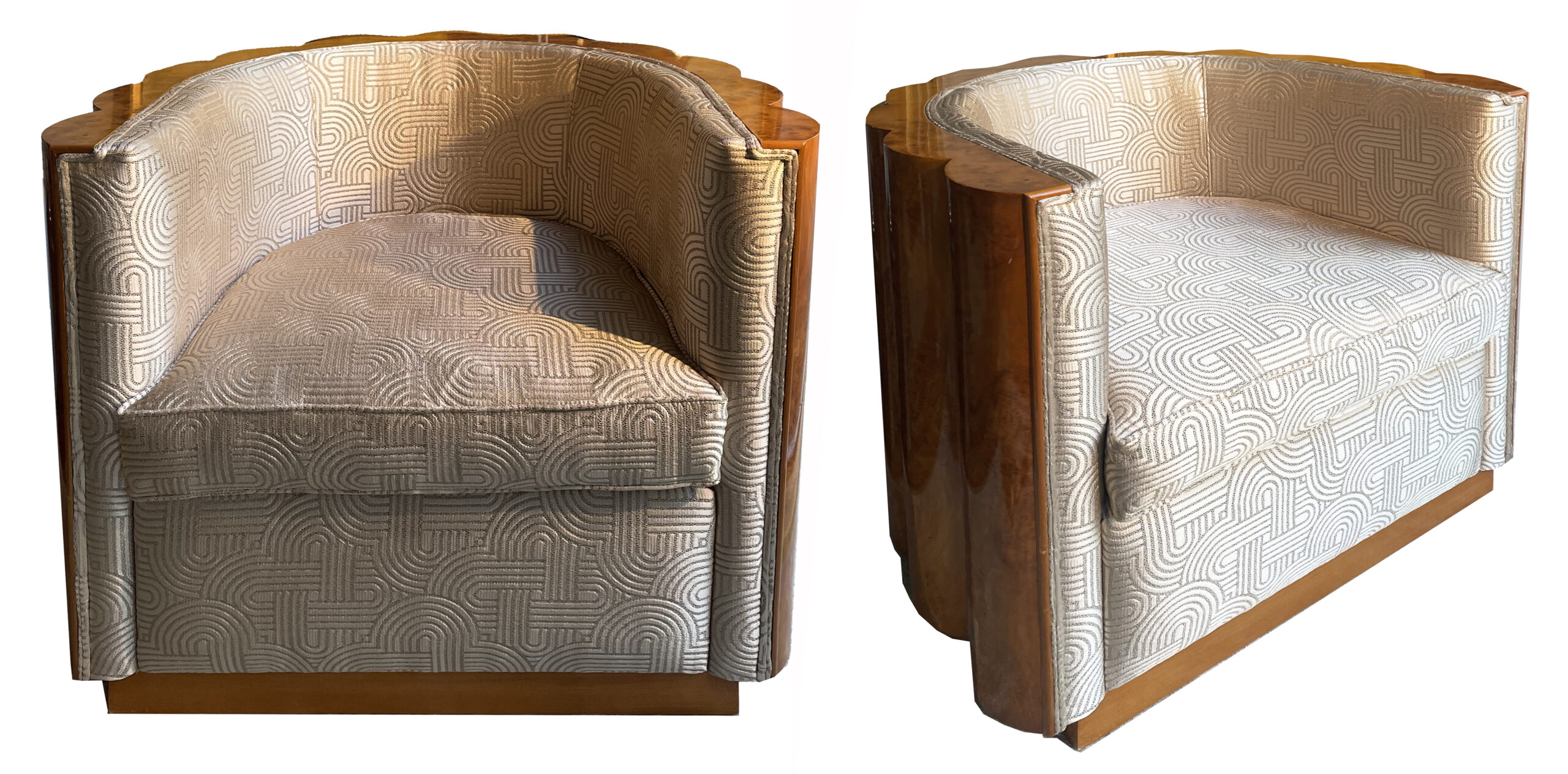 Single armchair "Masterpiece" design by Ruhlmann