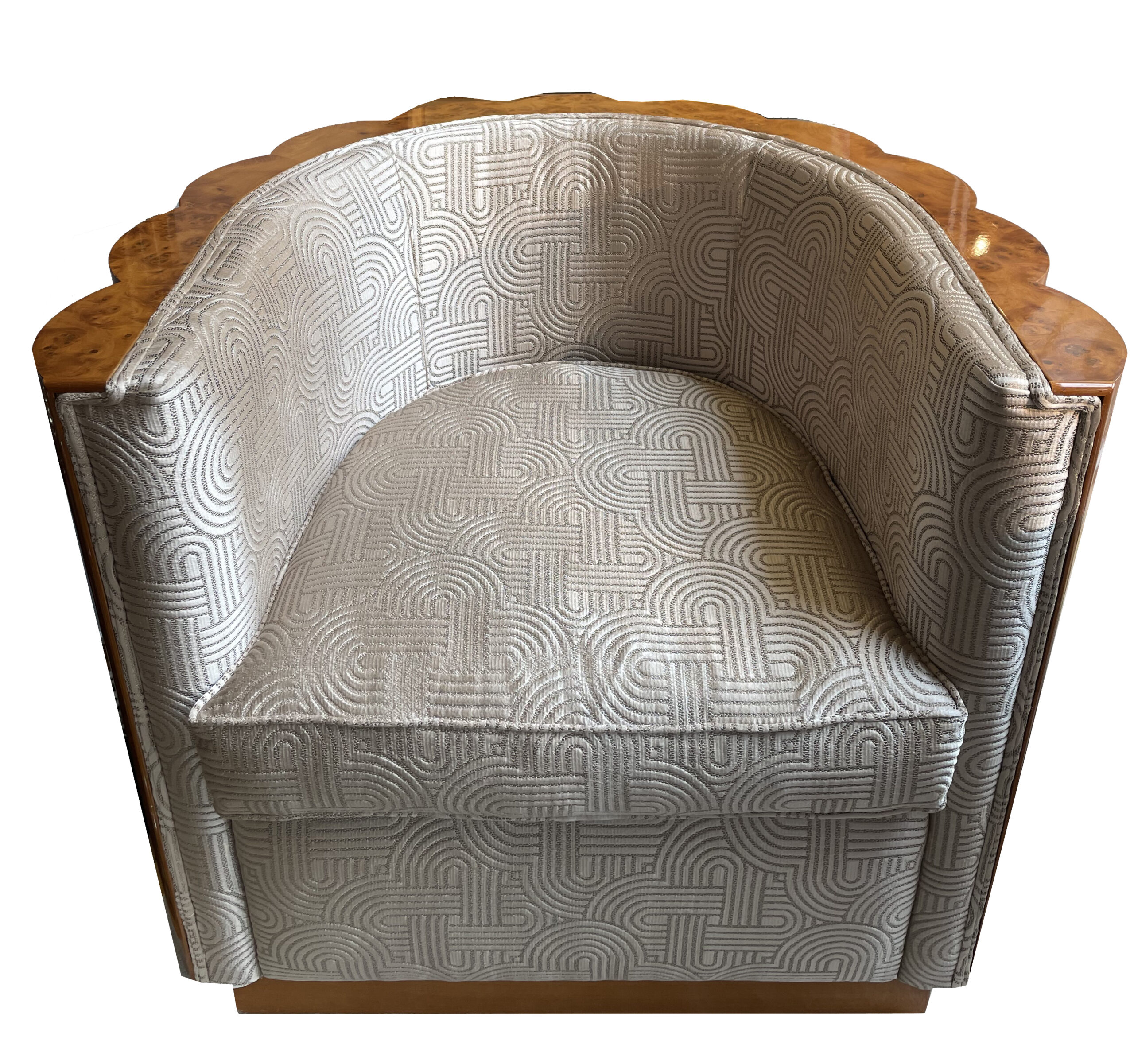 Single armchair "Masterpiece" design by Ruhlmann