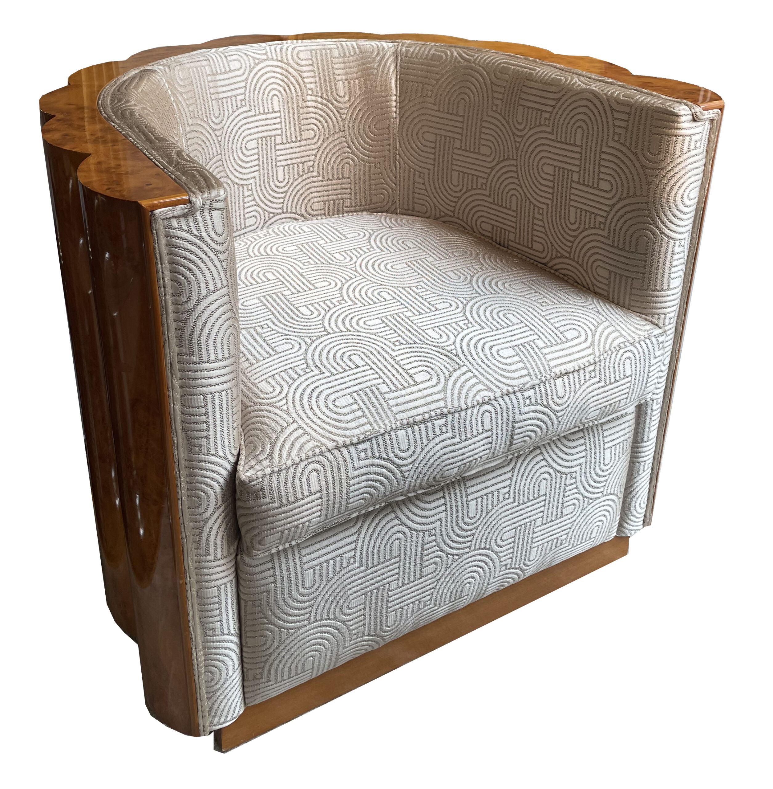 Single armchair "Masterpiece" design by Ruhlmann