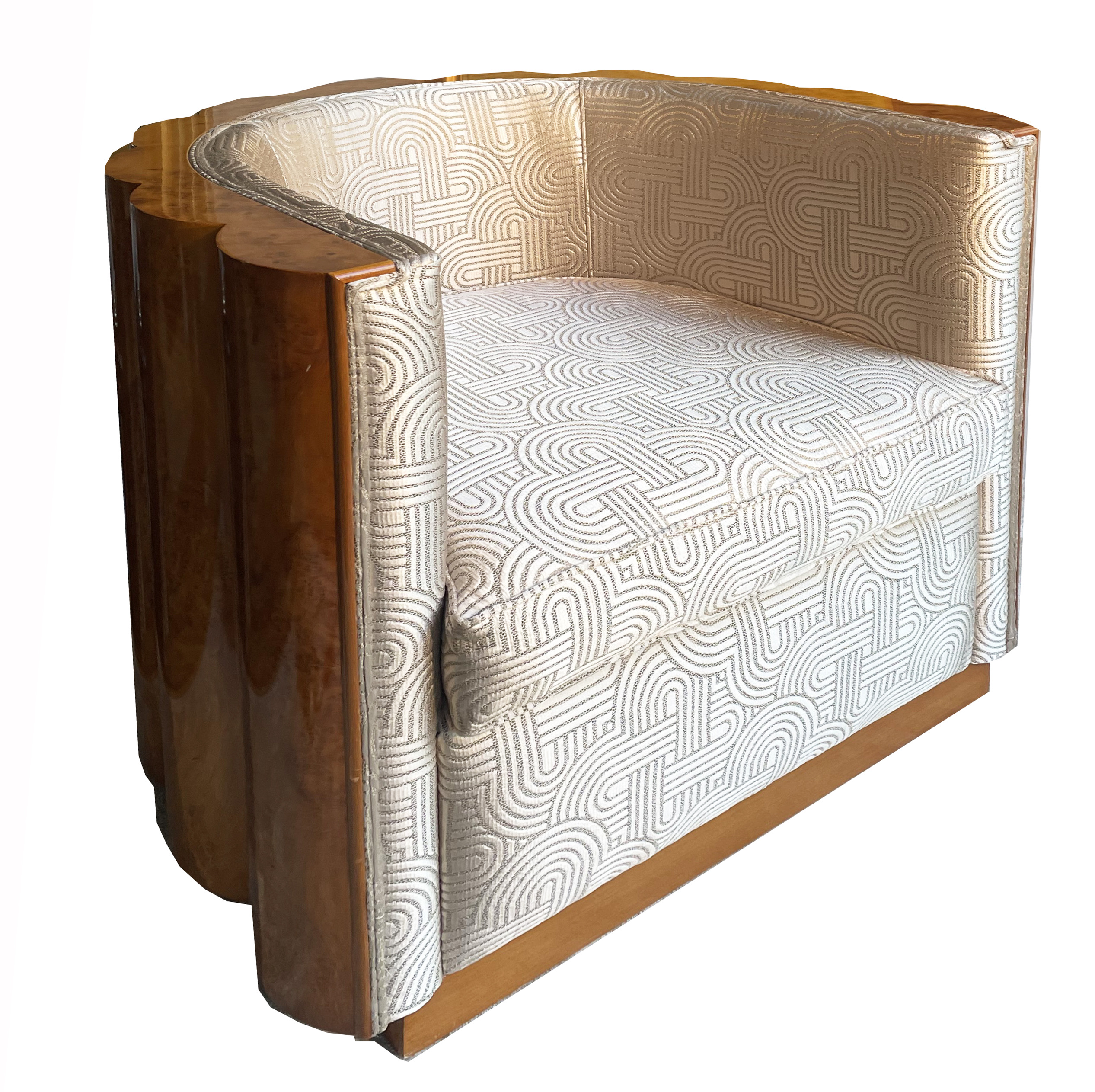 Single armchair "Masterpiece" design by Ruhlmann