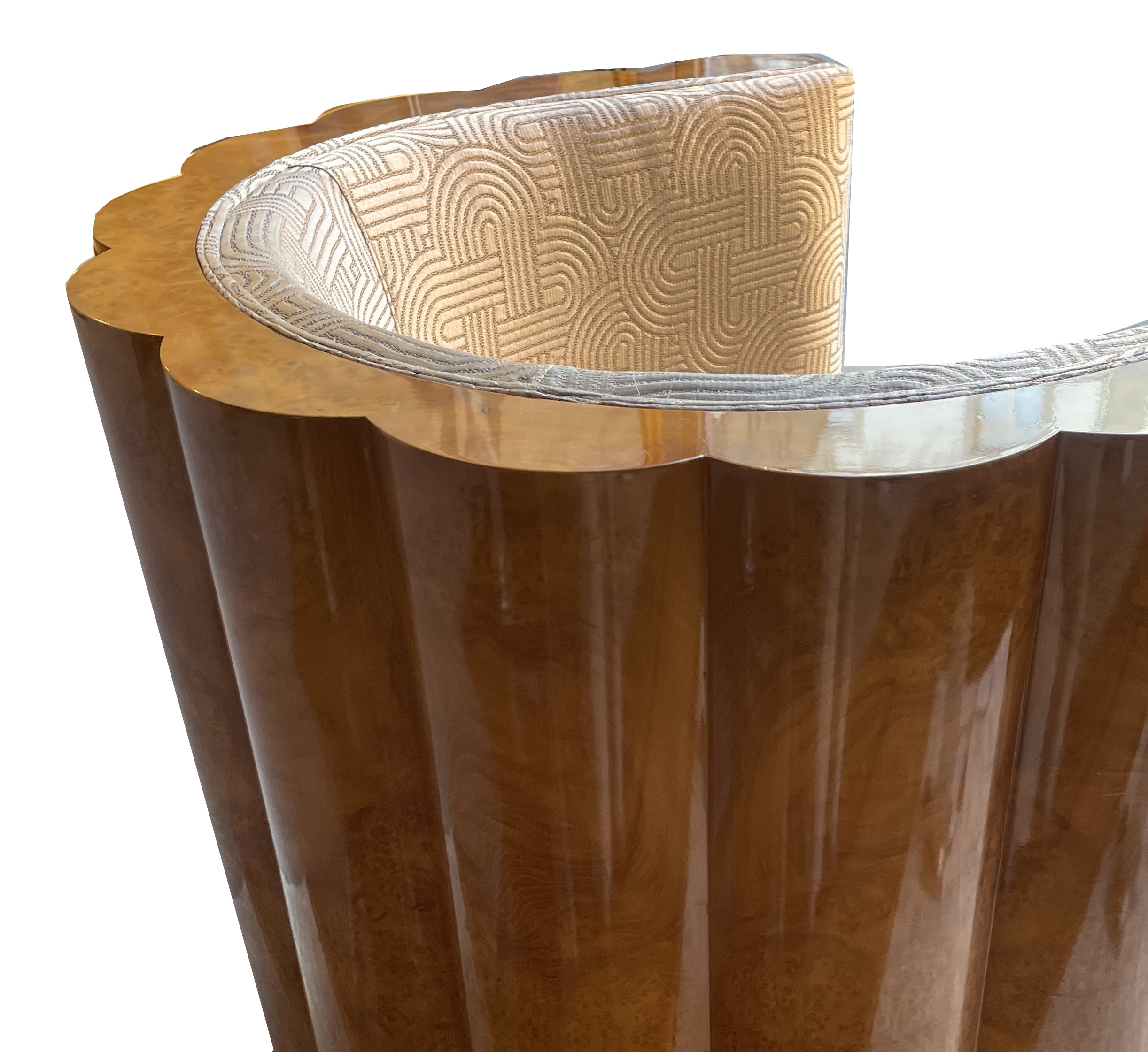 Single armchair "Masterpiece" design by Ruhlmann