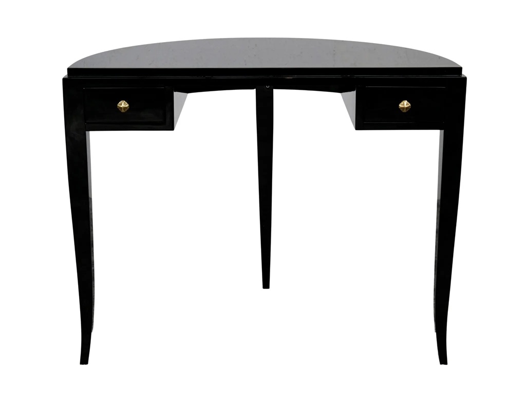 Art Déco Demi-Lune Schreibtisch Frankreich um 1930
