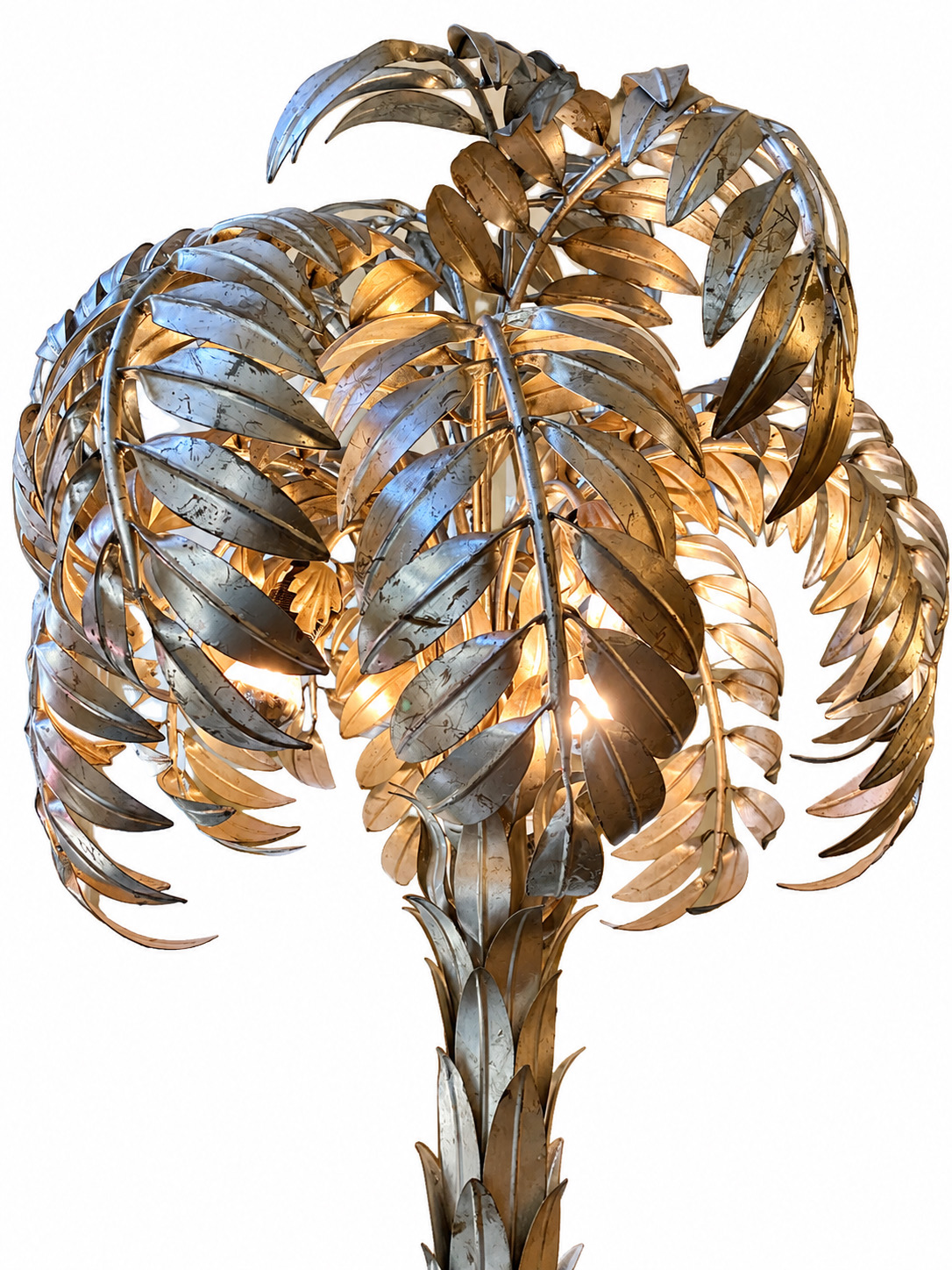 Hans- Kögl -Palm-Lamp-Hollywood-Regency
